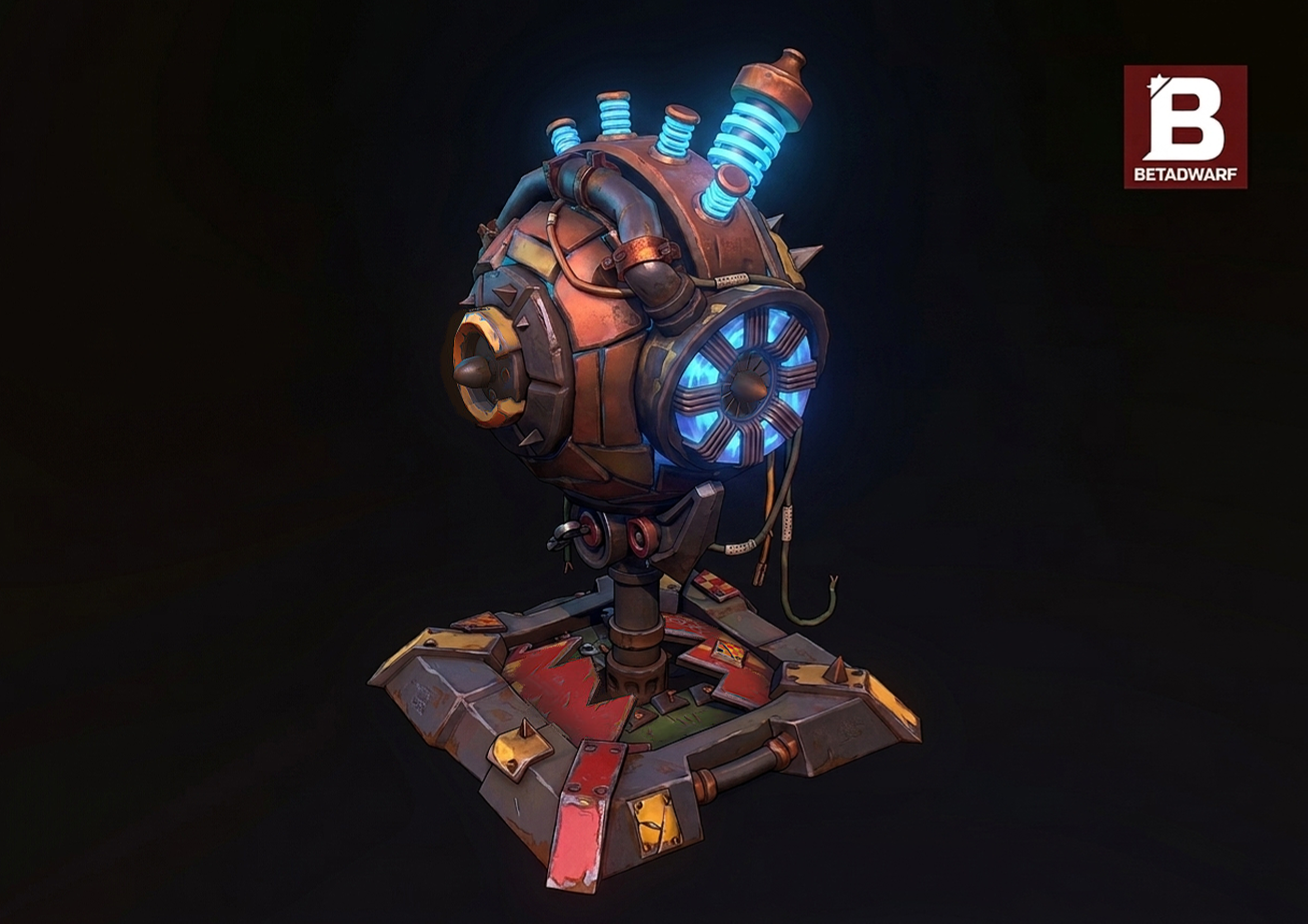 Project F4E – hard-surface PBR environment props