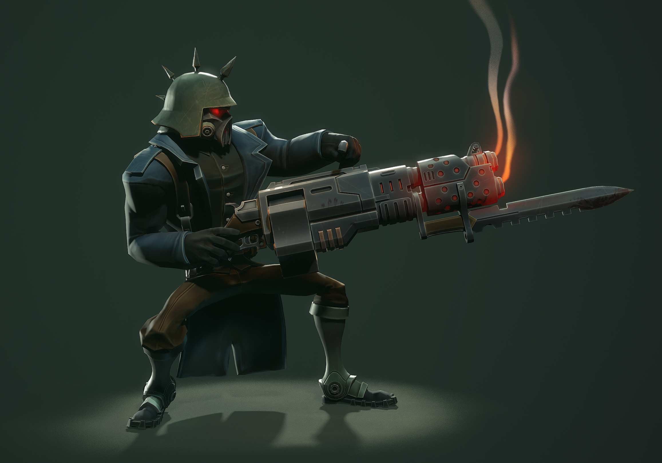 Soldier – 3D character designed, modeled, textured and rendered