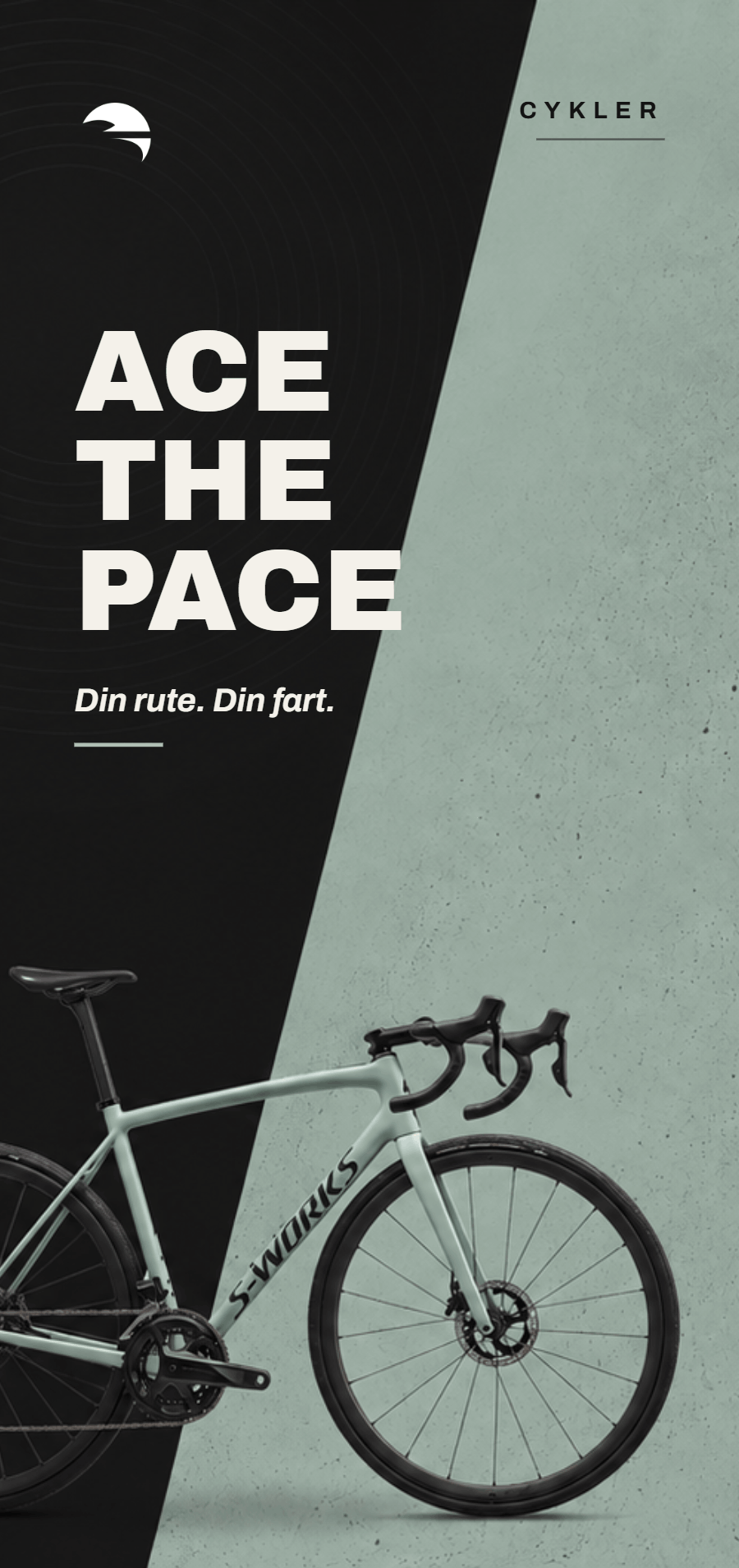Ace The Pace flyer – front cover panel