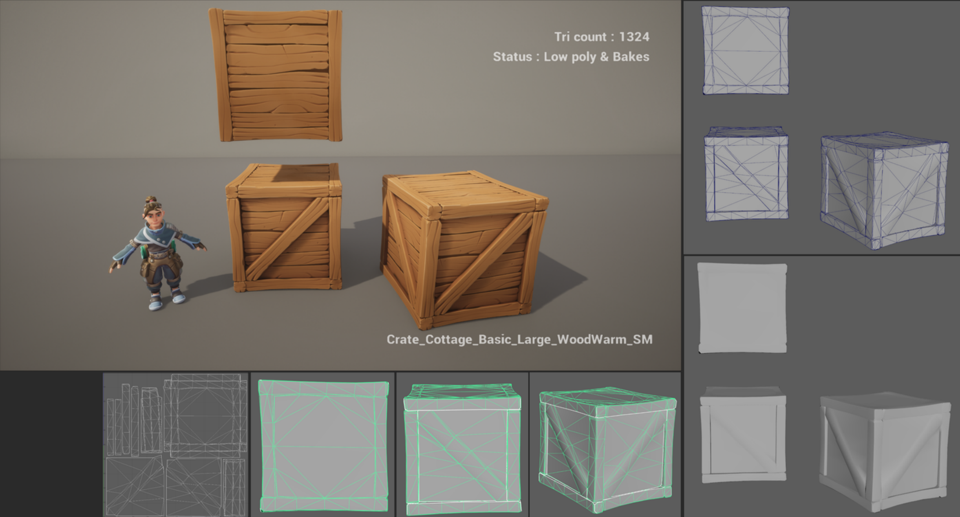 Short crate variant