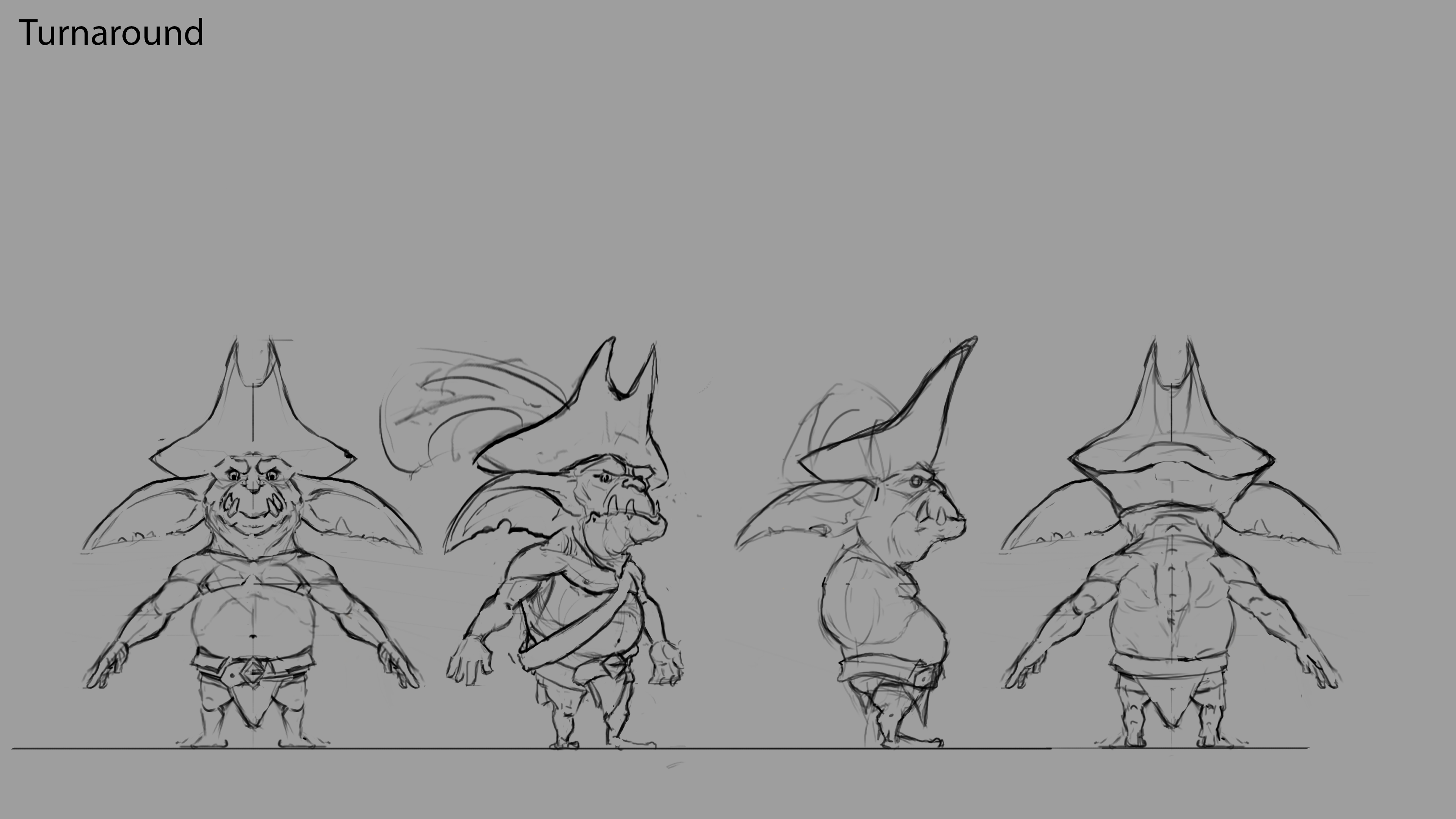Goblin – character turnaround